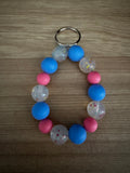 Beaded Slicone Keychain