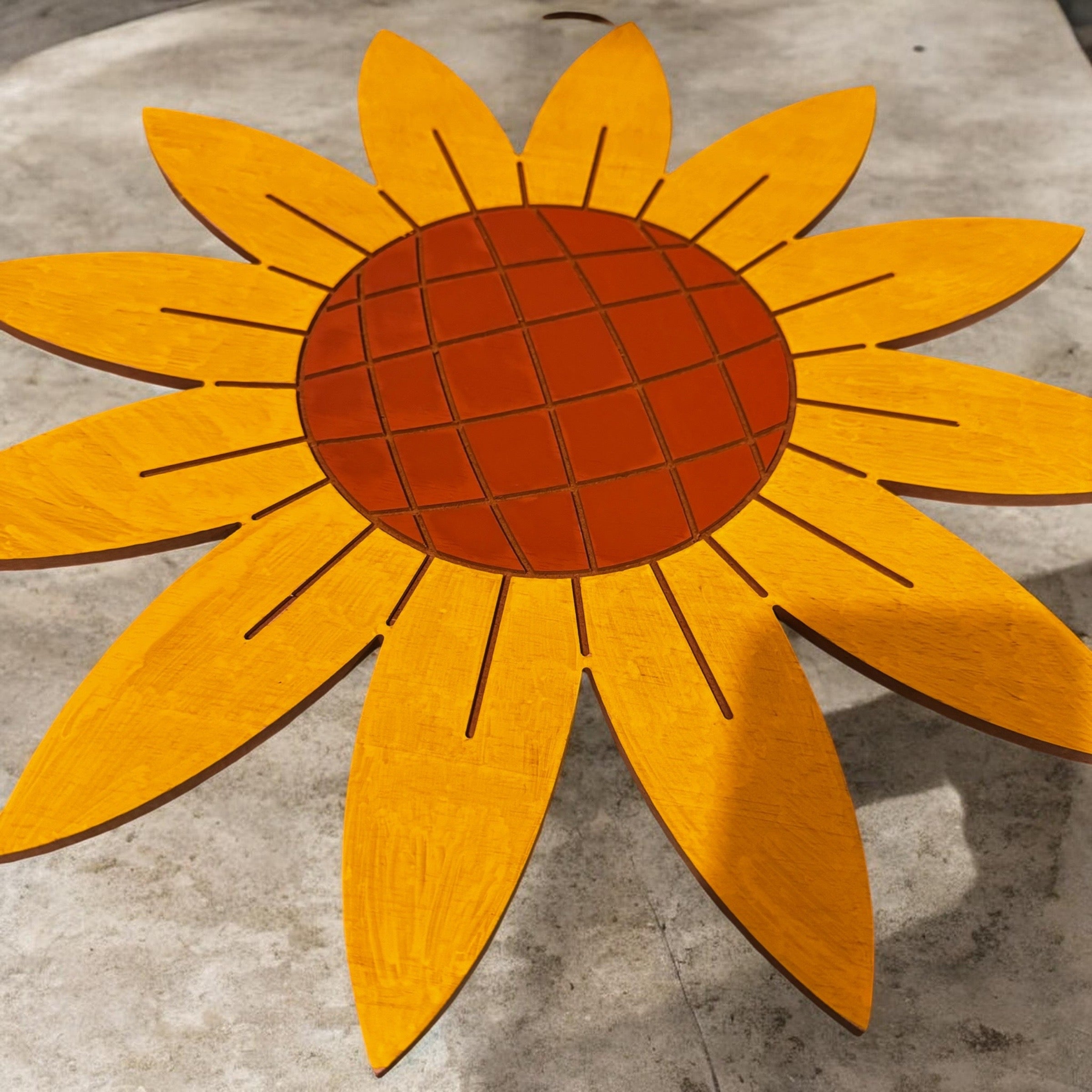 Sunflower Wooden Sign